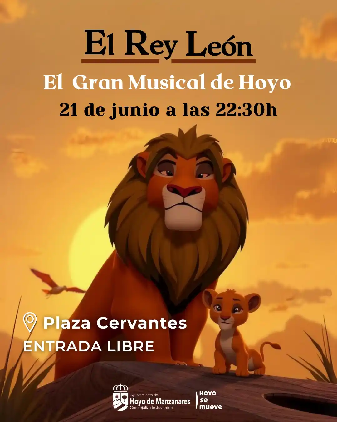 Image from Hoyo de Manzanares Actualidad: Este sábado, 21 de junio, la Plaza Cervantes acogerá el Gran Musical d...