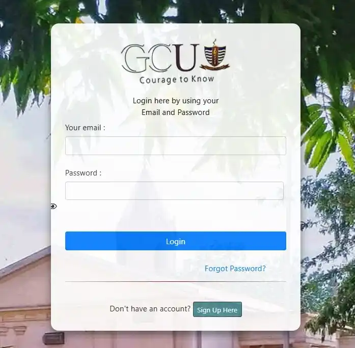 Image from Students Nexus By SMY: *Government College University (GCU) Lahore has uploaded Roll Number S...