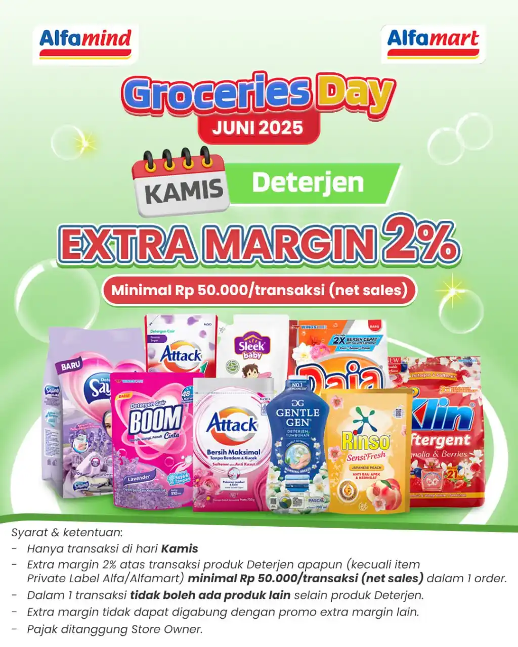 Image from Alfamind: 🛒GROCERIES DAY: Deterjen🫧 Ayoo.. Borong Deterjen di hari KAMIS! Da...