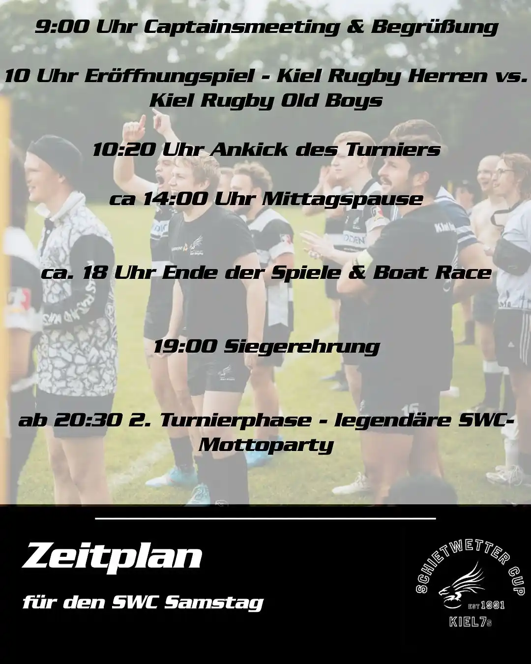 Kiel Rugby post