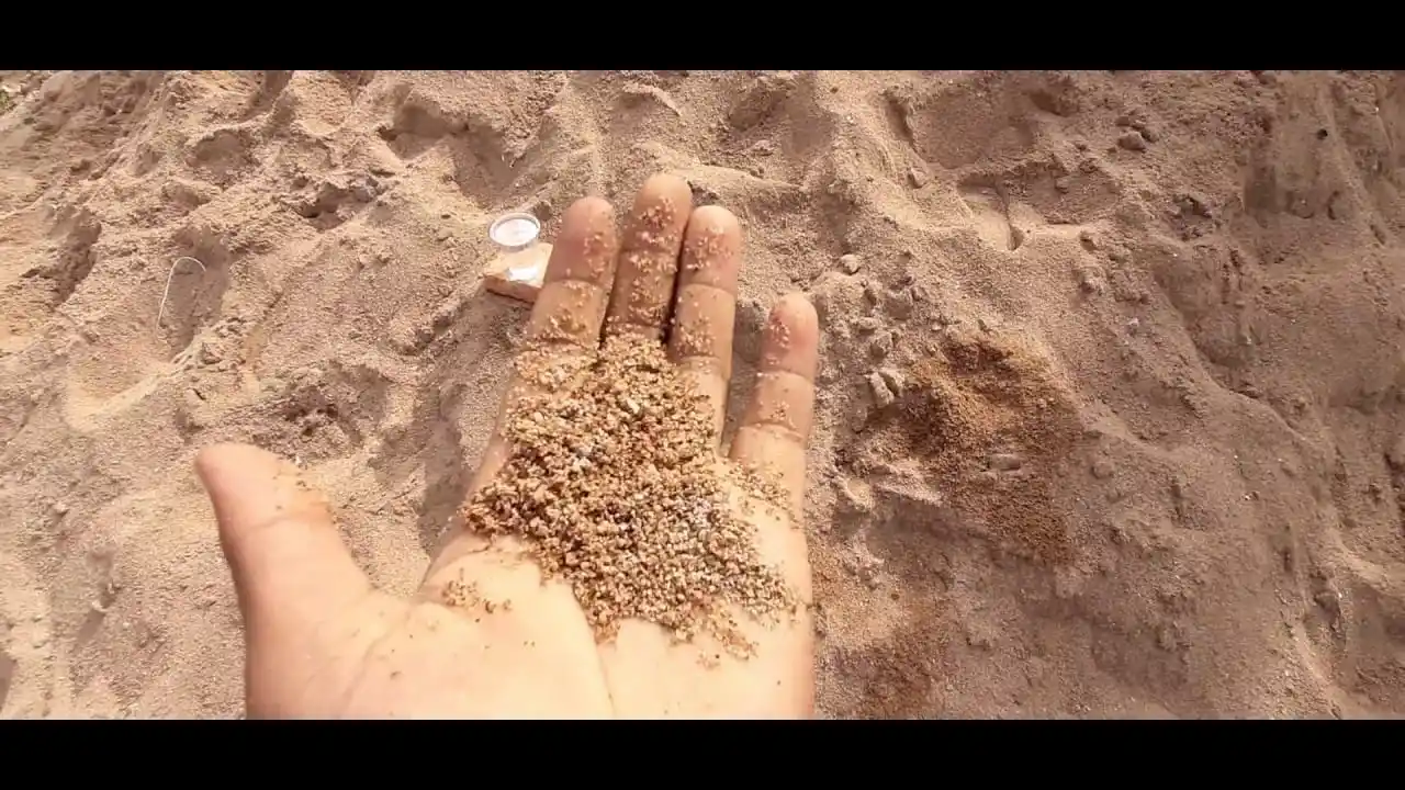 Image from The Construction Guy: *How To Identify Good Sharp Sand For Construction Purposes On Site.*  ...