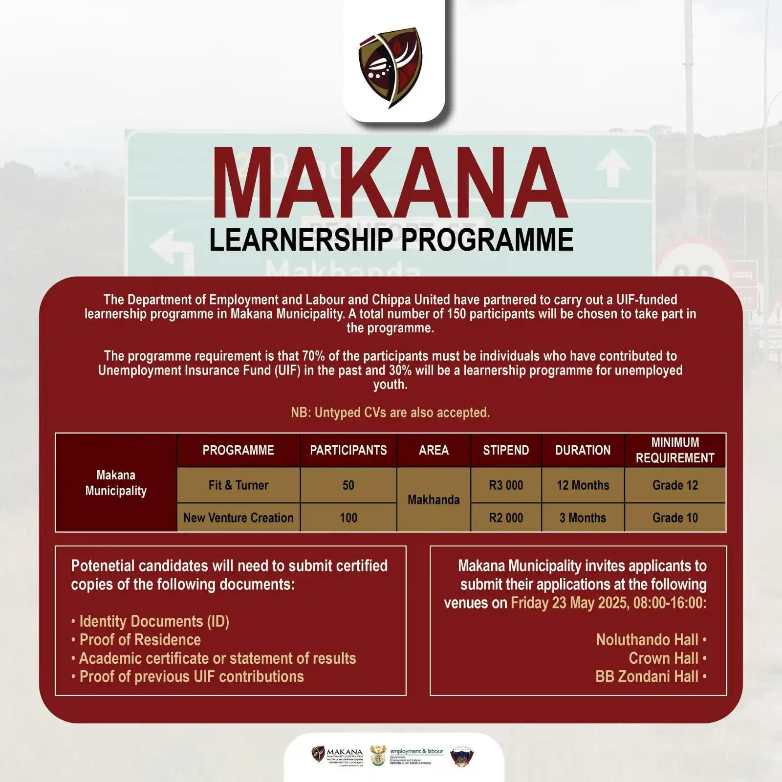Makana Local Municipality post