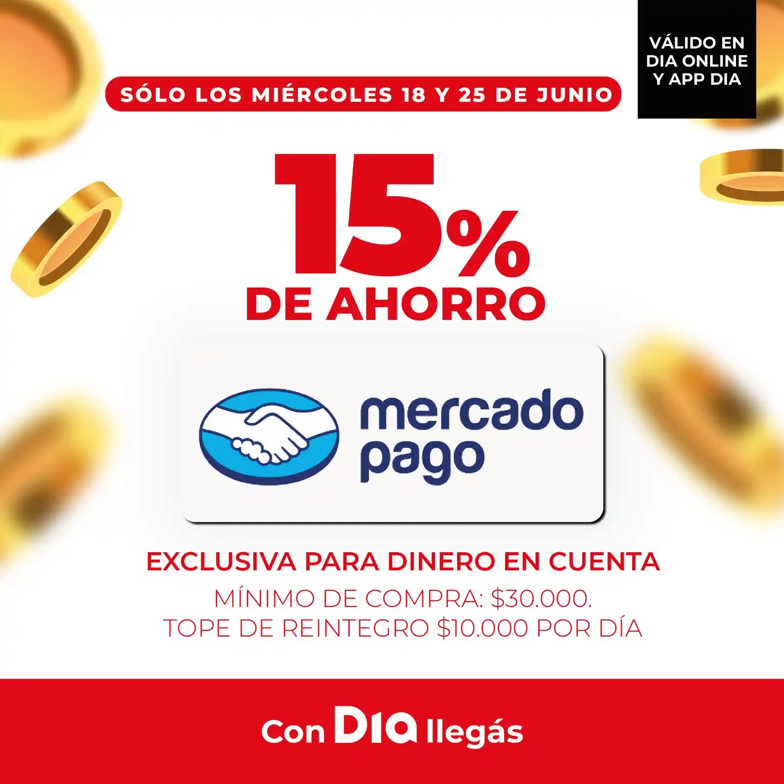 Image from Supermercados Dia Argentina: 💸 *¡Miércoles = más ahorro!* Porque <a class="text-blue-500 hover:und...