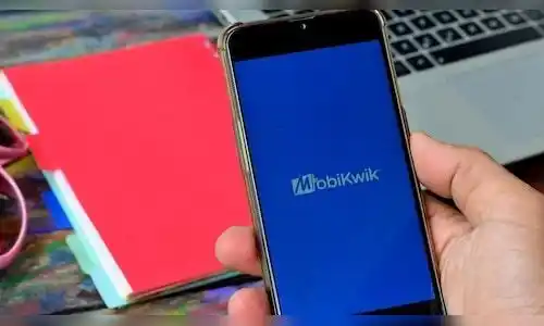 Image from CNBC-TV18: 🚨🚨 *MobiKwik shares fall 6% to hit levels below IPO* price after sh...