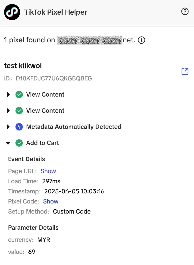 Image from Klikwoi Update: Optimization Update  Kita dah cover pixel setup untuk secondary event ...