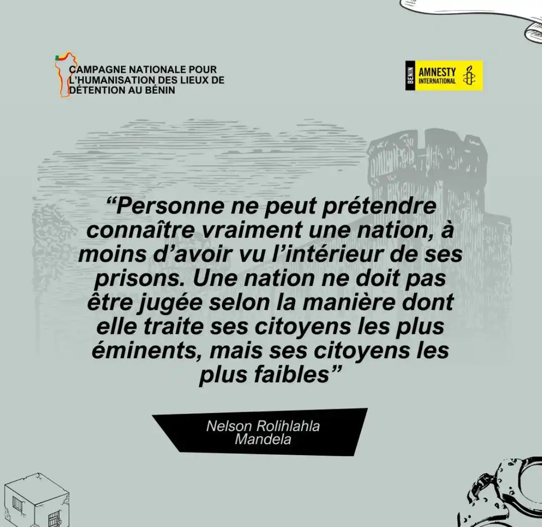 Image from AMNESTY INTERNATIONAL BENIN: Personne ne peut prétendre connaître vraiment une nation, à moins d'av...