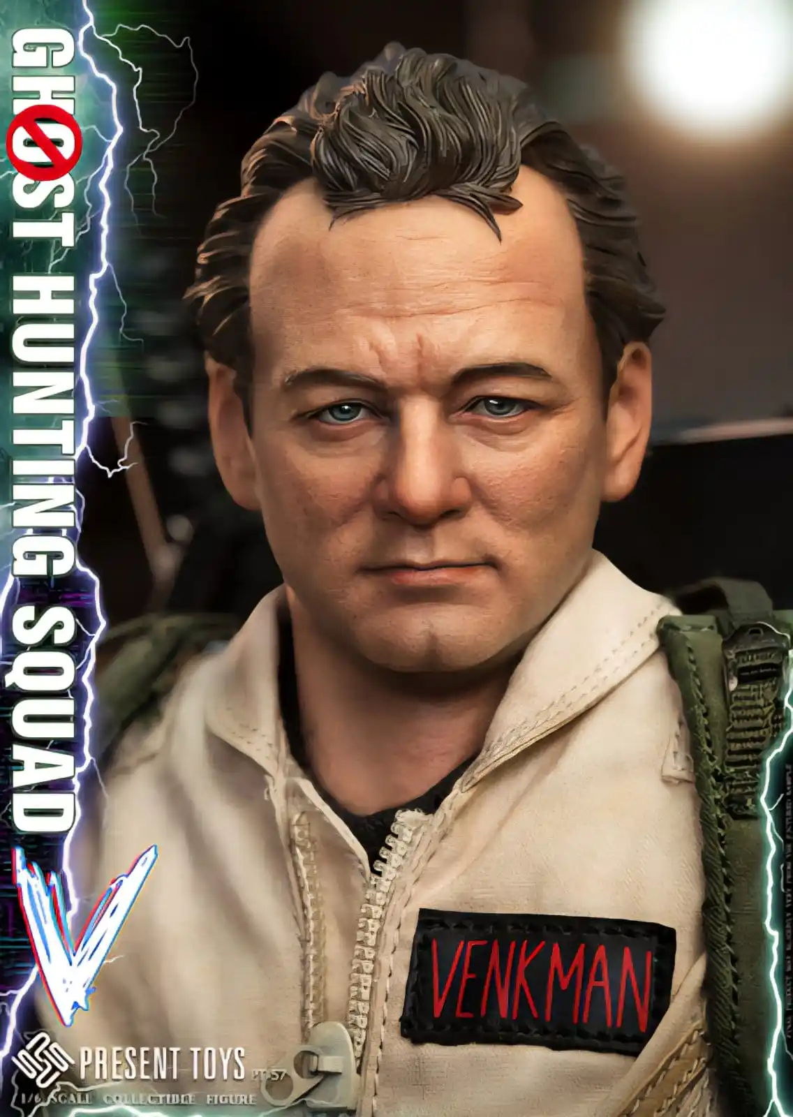 Image from 🔥HOT TOYS/INART🧙‍♂️ SECRET BASE : 🆕️PRESENT TOYS SP57 GHOST HUNTING / CAZAFANTASMAS PETER VENKMAN NUEVA...