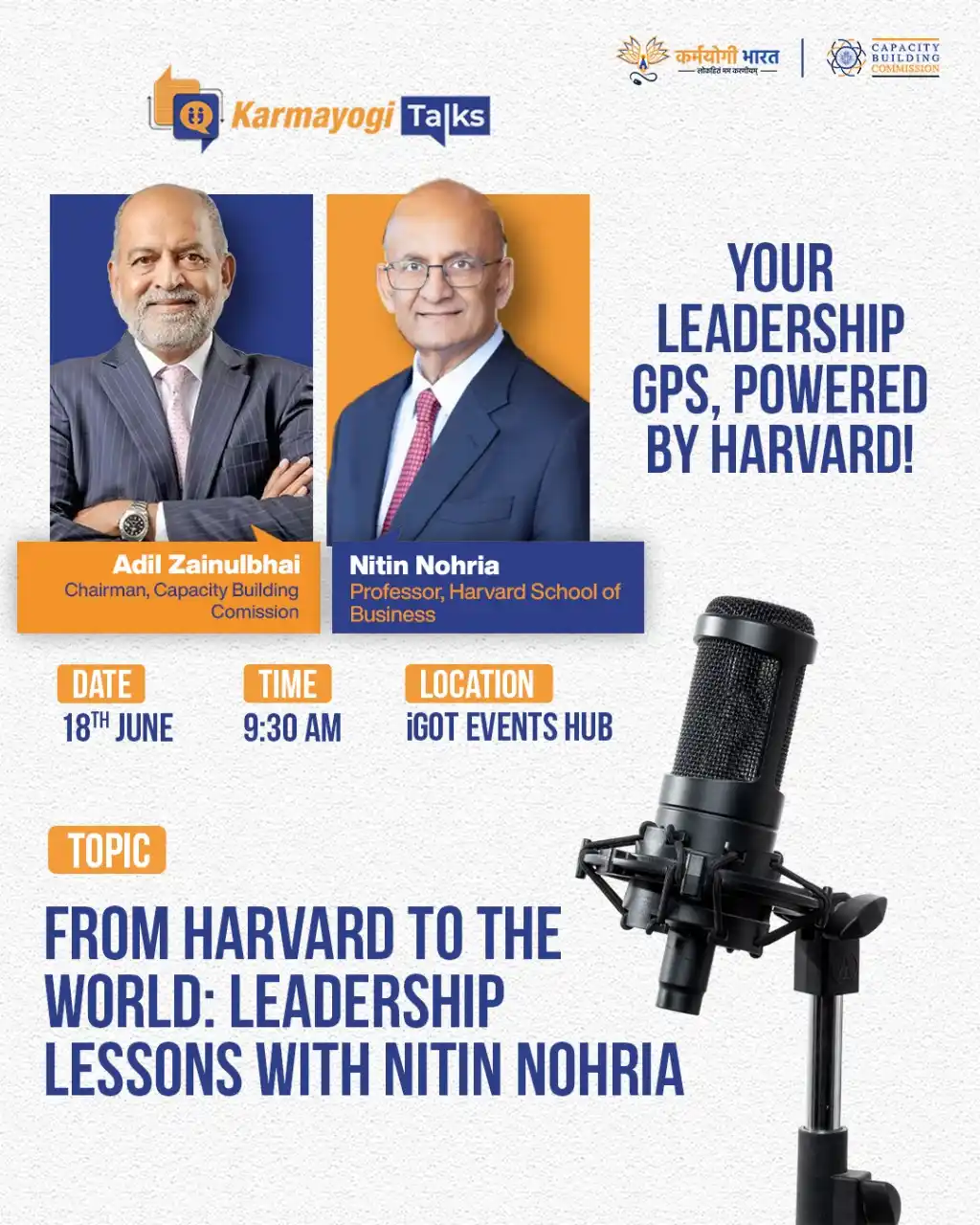 Image from KARMAYOGI BHARAT: Presenting the 27th episode of Karmayogi Talks featuring Prof. Nitin N...