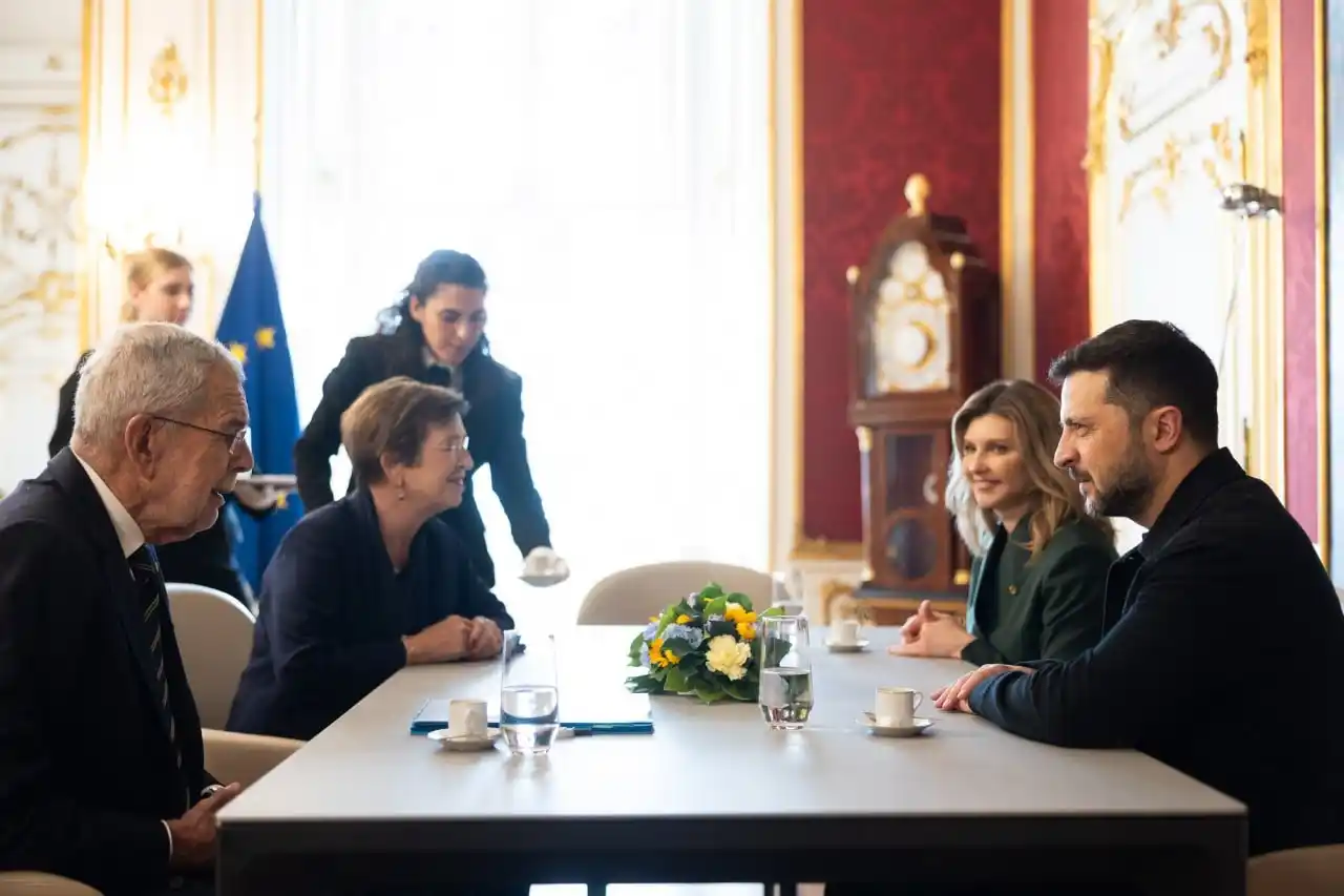 Image from Суспільне Новини: Президент Зеленський повідомив, що підтримка Австрією України розширює...