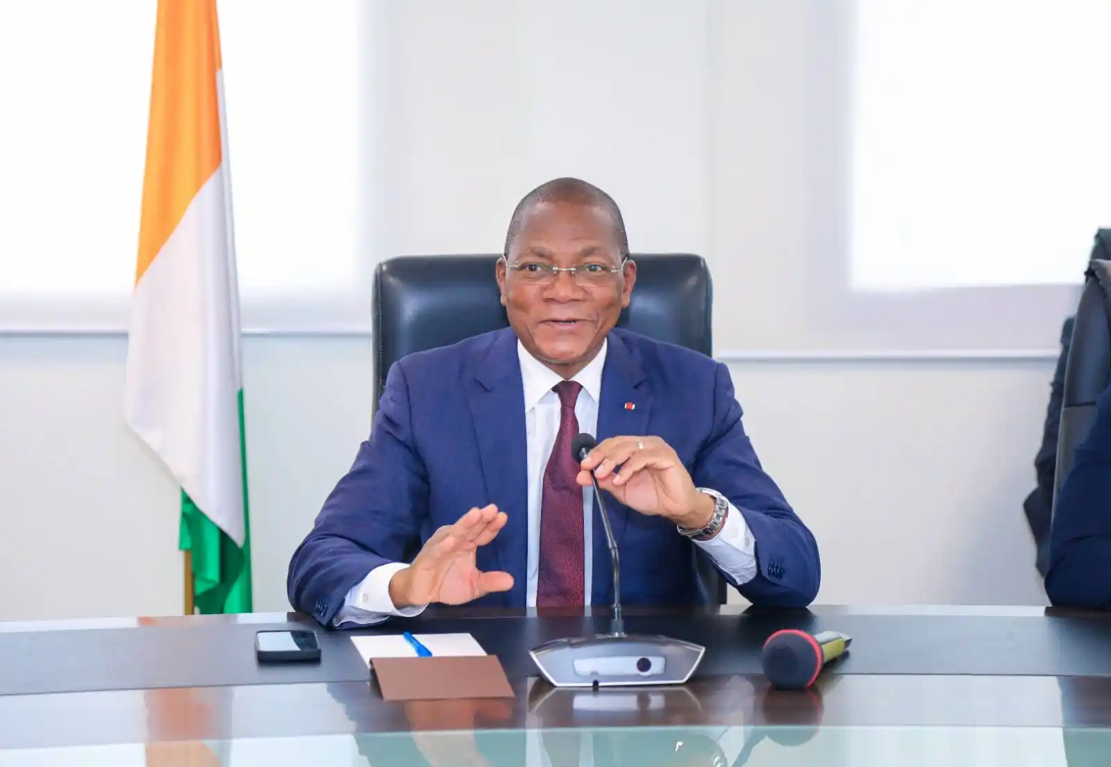 Image from Gouvernement de Côte d’Ivoire: *Protection du foncier urbain : Bruno Nabagné Koné décline les actions...