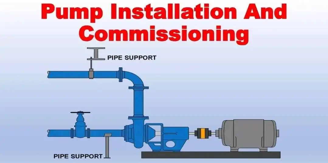 Image from Piping Engineering World: Pump Installation and Commissioning‼️✅ *Key Steps:* 1. *Site prepara...