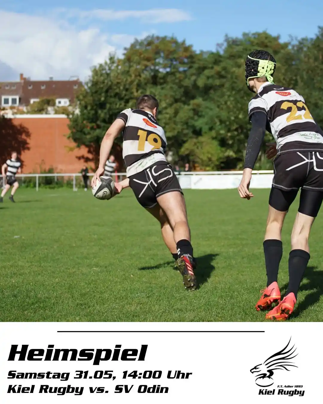 Kiel Rugby post