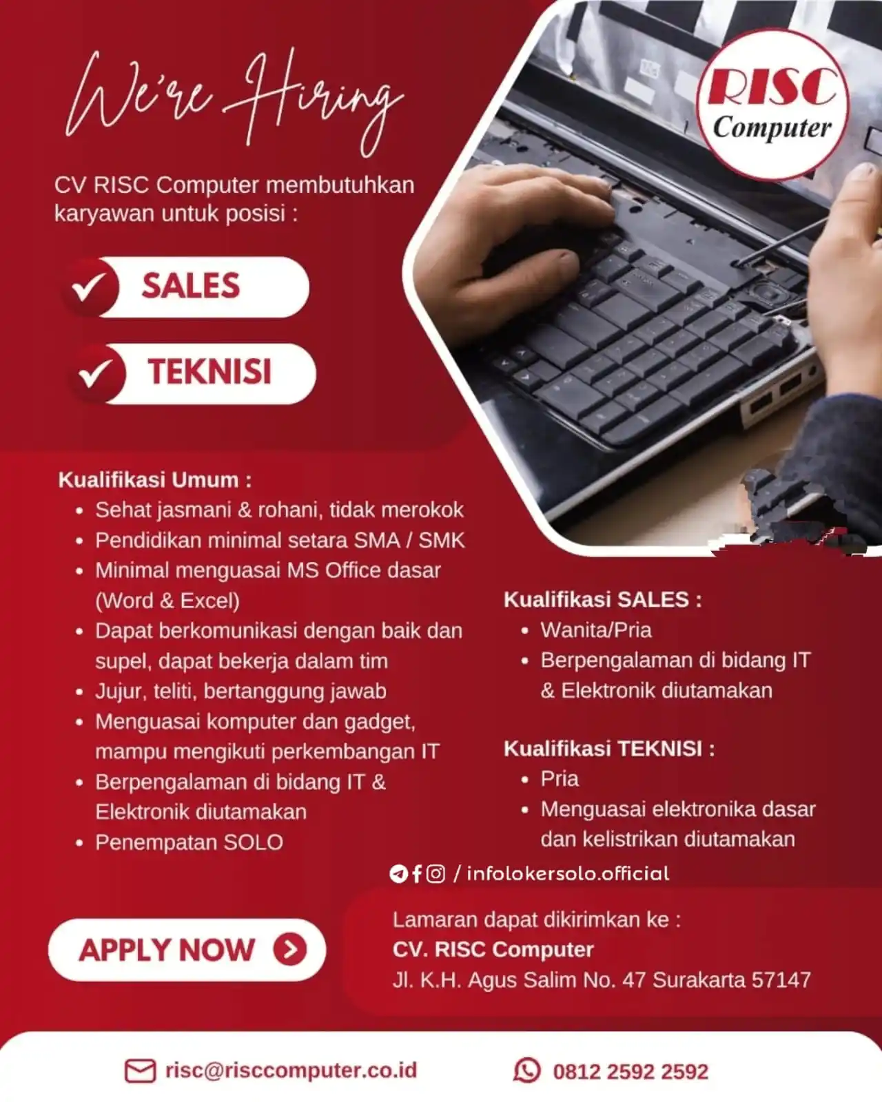 Info Loker Solo Surakarta (Official) post