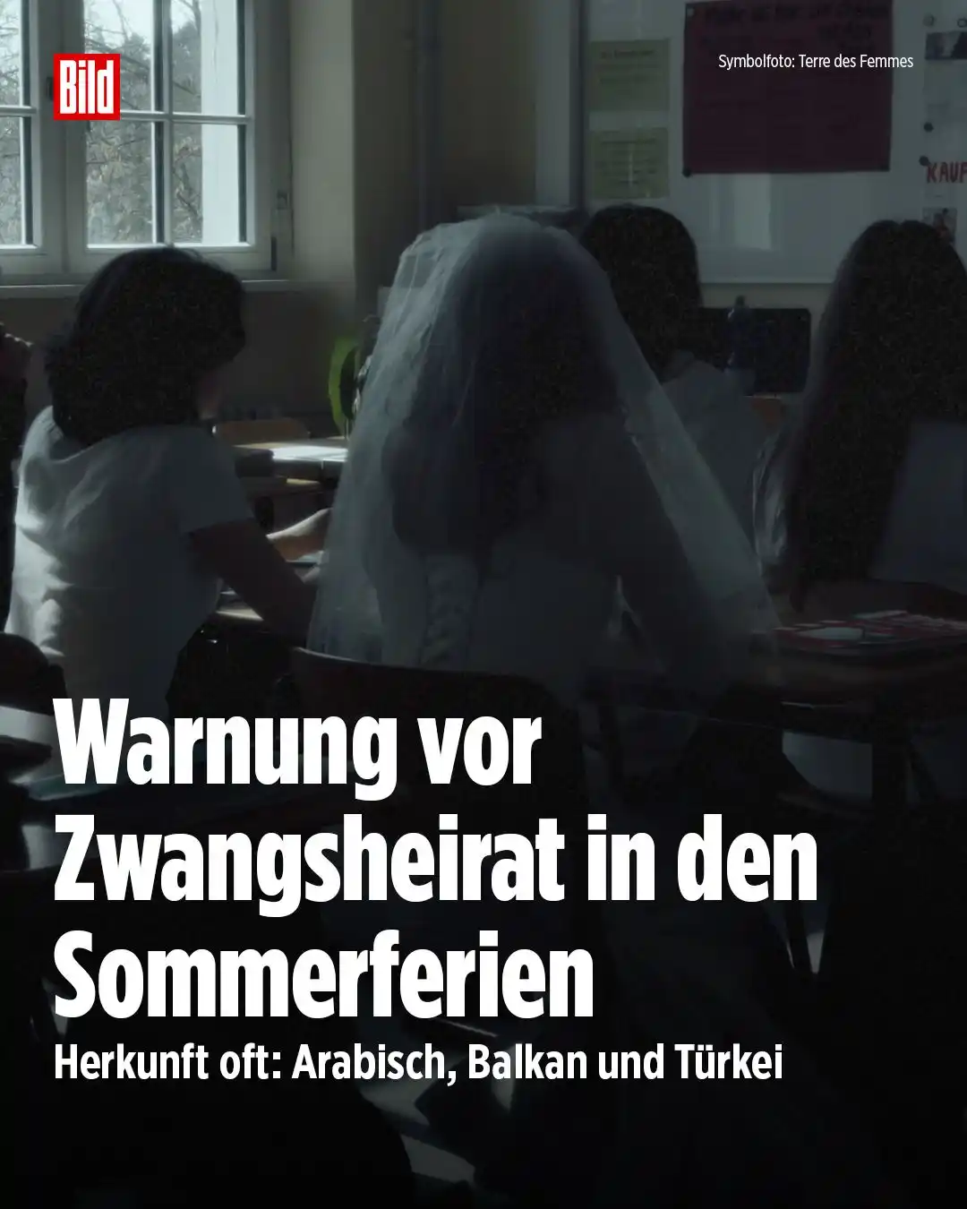 Image from BILD: Sommerferien – für manche der Beginn eines Albtraums. Viele Mädchen mi...