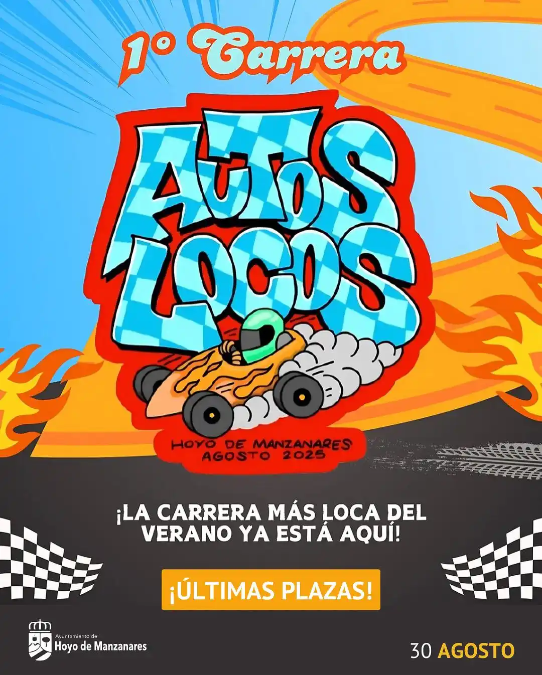Image from Hoyo de Manzanares Actualidad: 🚨¿Te gustaría participar en la 1ª carrera de Autos Locos de Hoyo de M...