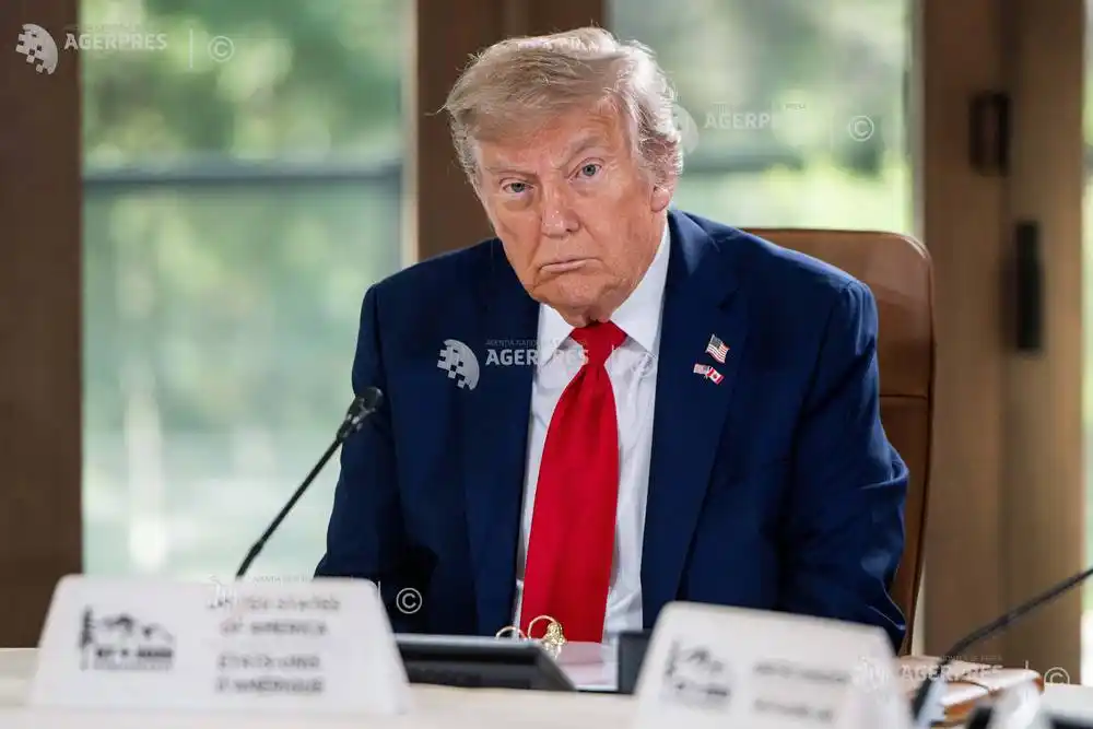 Image from Agerpres: *Trump, despre un atac american asupra Iranului: 'Nimeni nu știe ce vo...