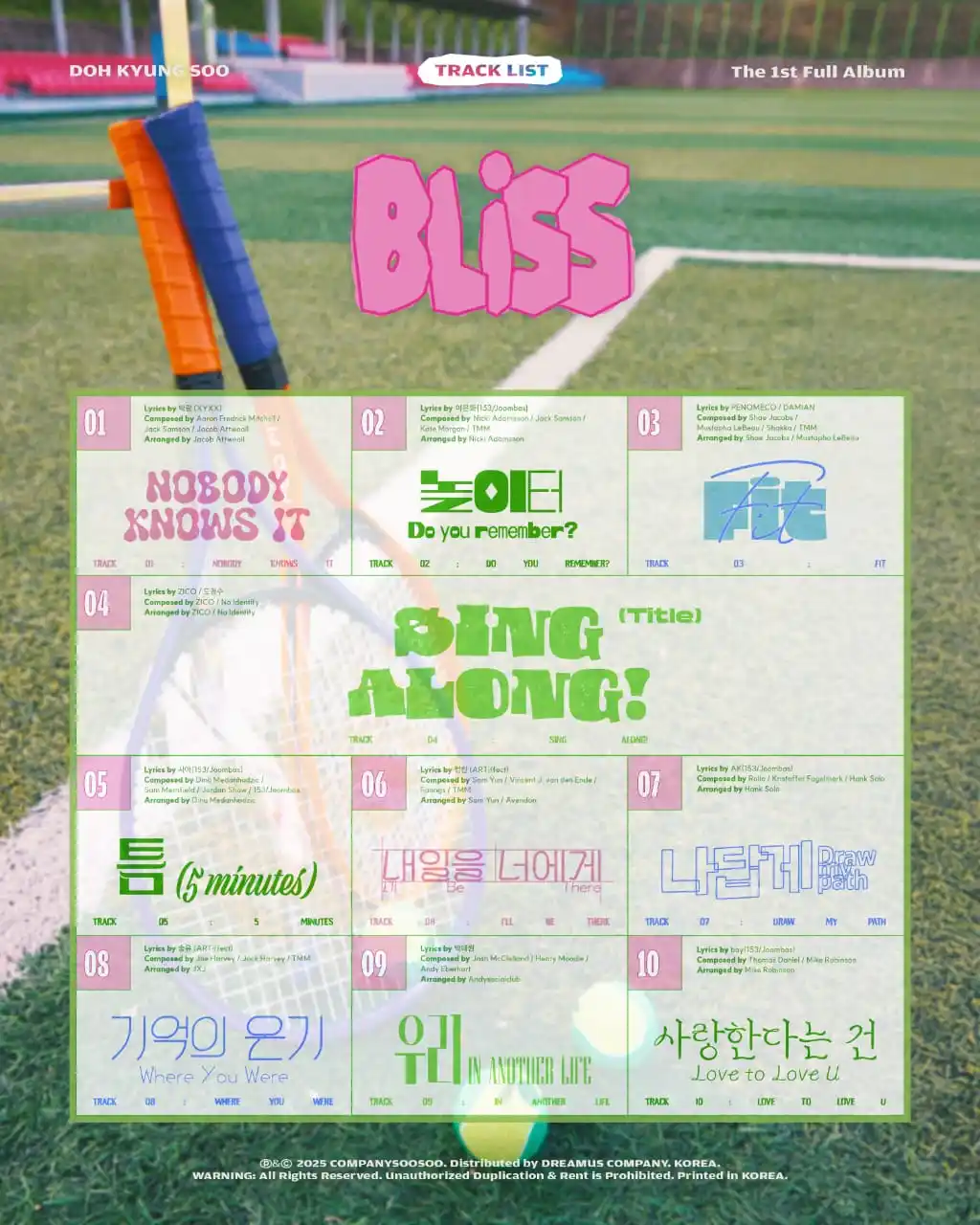 Image from DOH KYUNGSOO INDONESIA: [UPDATE] 250619 Company Soosoo X Update     도경수 첫 번째 정규 앨범 [BLISS]  Do...