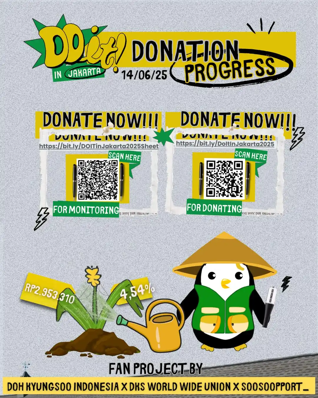 Image from DOH KYUNGSOO INDONESIA: 𝐔𝐏𝐃𝐀𝐓𝐄 𝐃𝐎𝐍𝐀𝐓𝐈𝐎𝐍 𝐀𝐍𝐃 𝐃𝐎𝐍𝐀𝐓𝐈𝐎𝐍 𝐂𝐇𝐀𝐋𝐋𝐄𝐍𝐆...