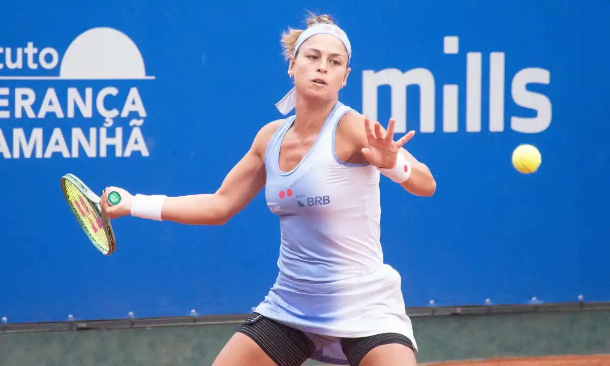 Image from Olimpíada Todo Dia: VICE-CAMPEÃ! 🎾  Carol Meligeni Alves perde para atleta da casa na fin...