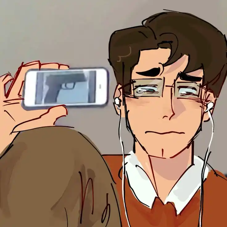 Image from 𓍢⏜̣ᰰ︵ 𝕯𝙀𝙎𝘝𝘌𝘕𝙏𝘜𝘙𝘼𝘋𝘖𝙎
─ 𝕯𝘙𝘼𝘔𝘈𝘛𝙄𝘾𝘖𝘚 ⌒͜💥 ╮: ۰ . 🍉 ›› `Yo cuando nadie entendió que ese chiste realmente me do...