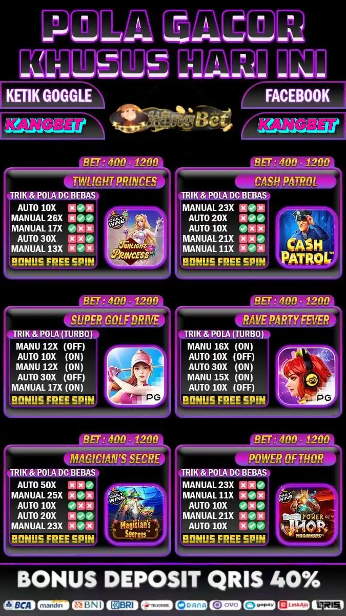 Image from SLOT GACOR | KANGBET | RTP GACOR | POLA GACOR | SLOT MAXWIN: 6 *GAME* *SLOT GACOR HARI INI* 🔥⚡ *PRAGMATIC PLAY x PG SOFT x ADVANTP...