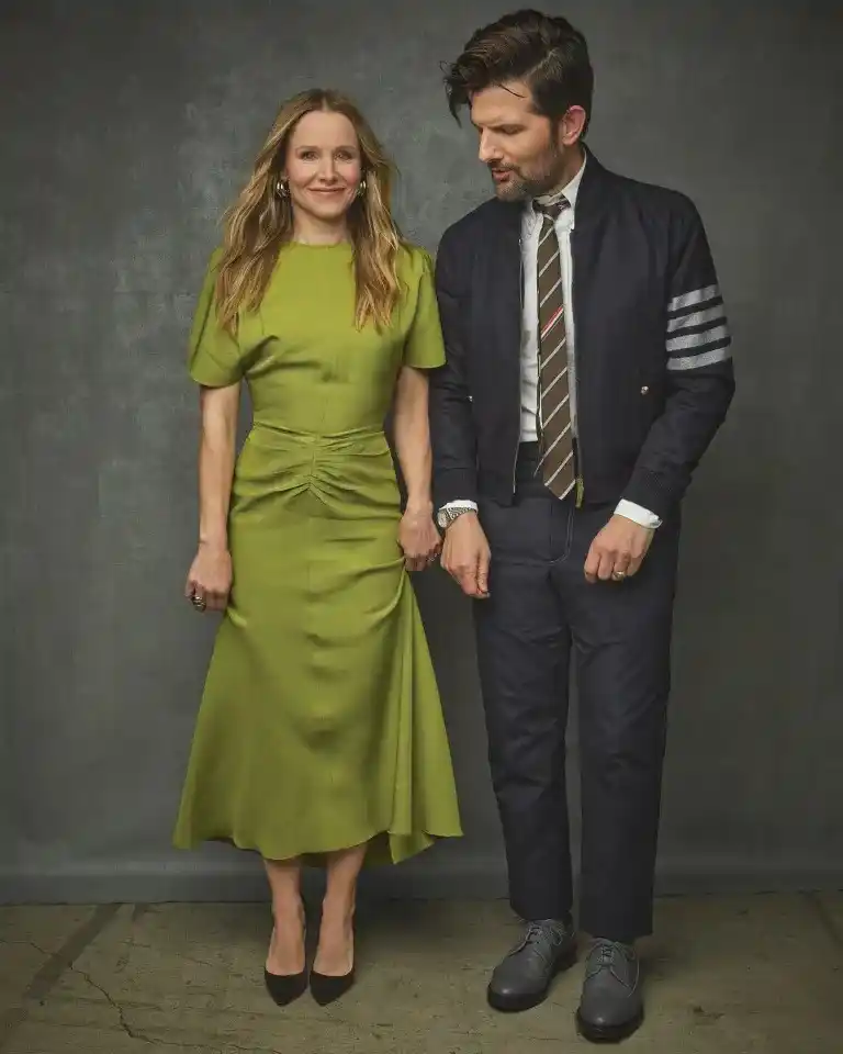 Image from Variety: ACTORS ON ACTORS | Kristen Bell Texts Adam Scott When She's Angry Abou...