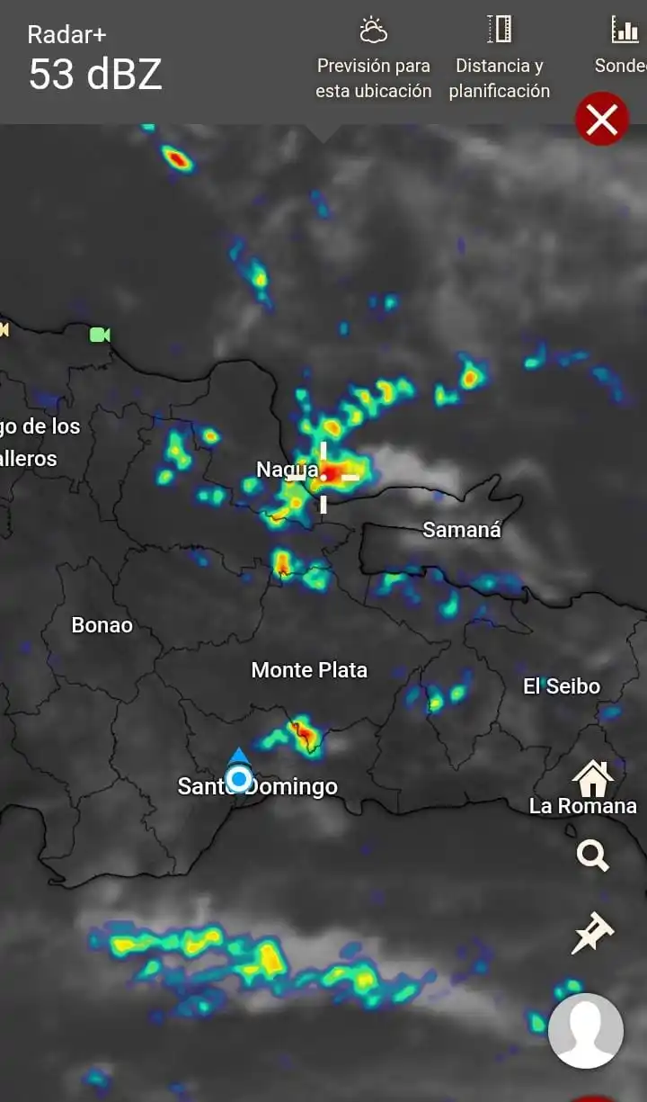 Image from Alerta Caribe 🌪️🚨🌩️: *Algunas Lluvias a esta hora se están moviendo por nagua y también ent...