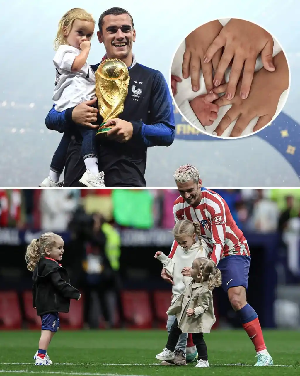 Image from NAIROBI GOSSIP CLUB 💯: Antoine Griezmann and his wife Erika announced the birth of their four...