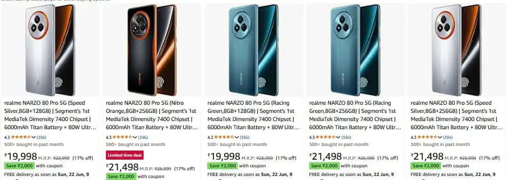 Image from Loot Deals AK™: Apply Upto 2000 Off Coupon On Realme Mobiles & Earbuds.  https://bitli...