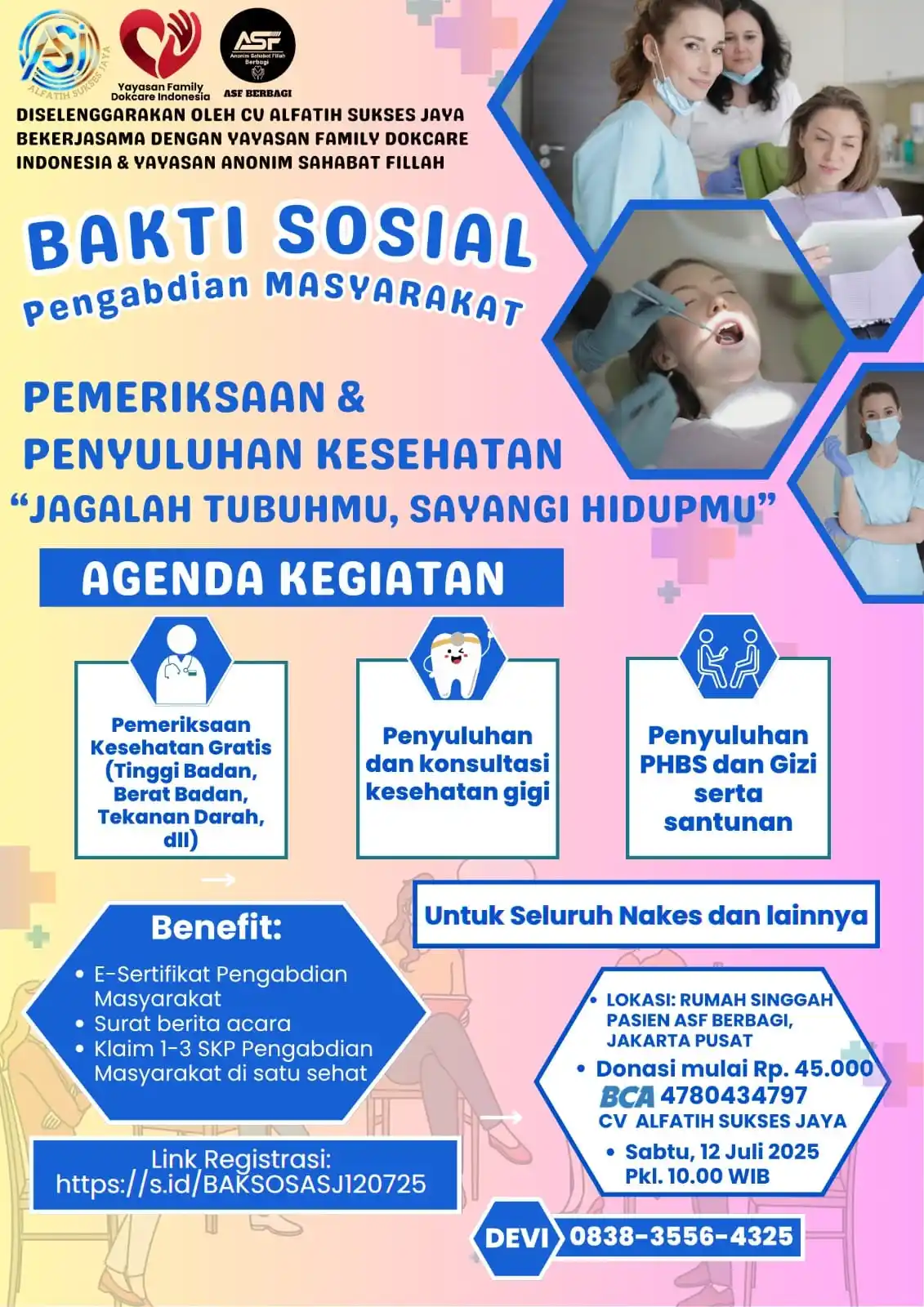 Image from Pemburu SKP Kemenkes: *💫BAKTI SOSIAL & PENGABDIAN MASYARAKAT :💫*  *PEMERIKSAAN & PENYULUHA...