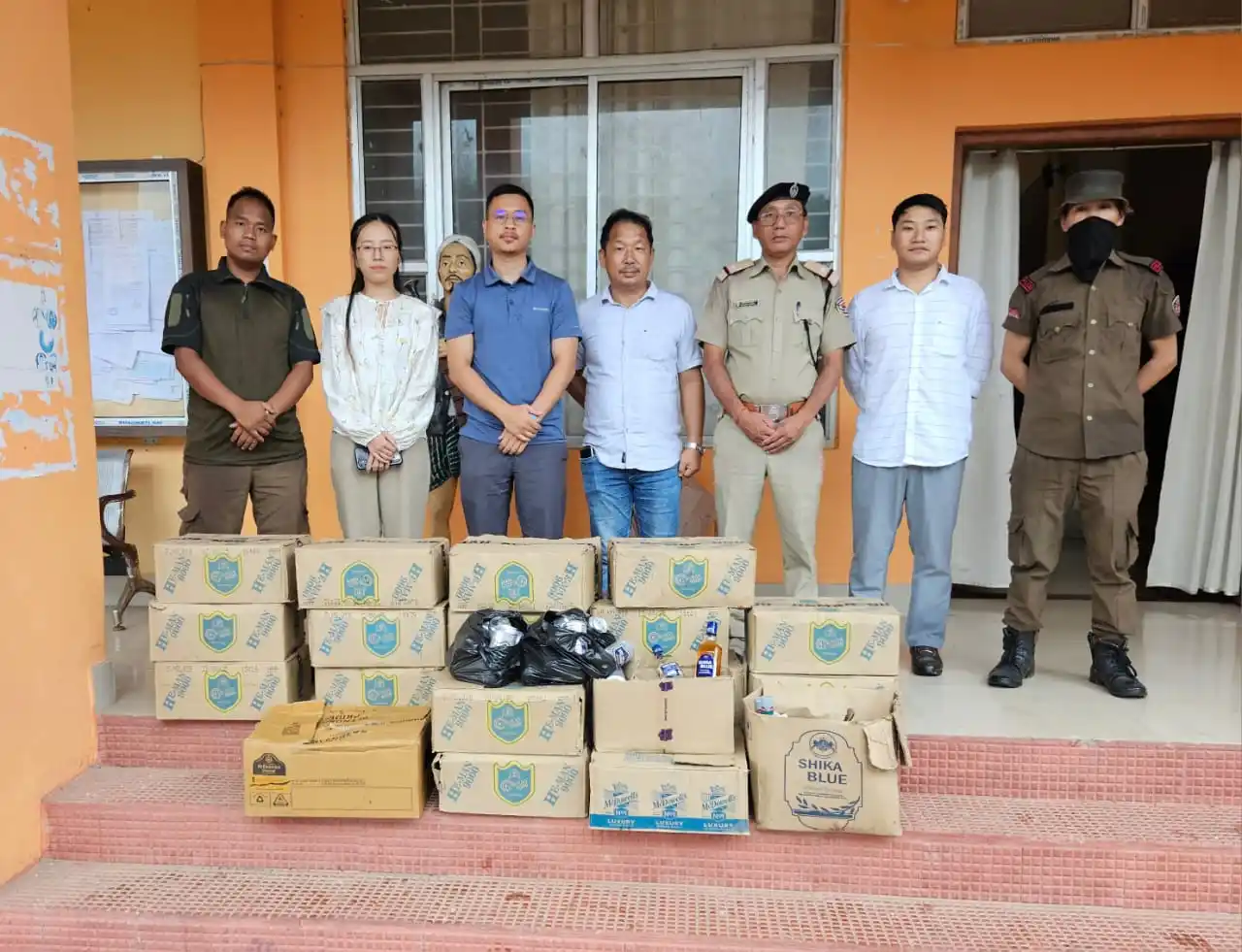 Image from Deputy Commissioner, Changlang: Changlang, June 19,2025 A joint enforcement team led by Town Magistrat...