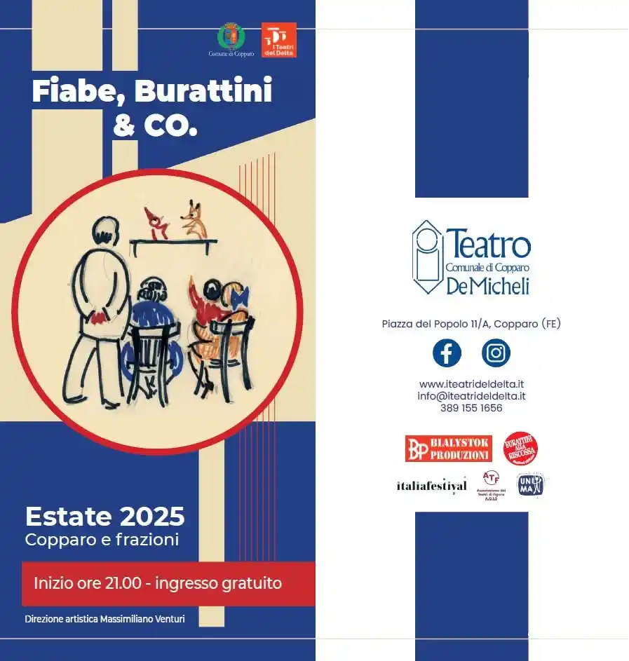 Image from Comune di Copparo: 🎭 Con l’arrivo dell’estate, la proposta culturale per ragazzi e famig...