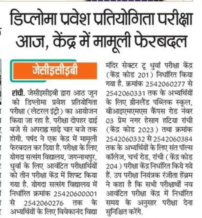 Jharkhand Jobs Alert (Official) post