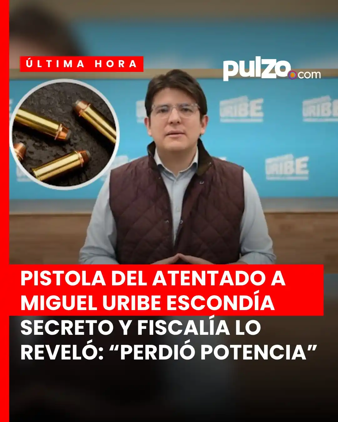 Image from Pulzo: El arma de fuego que utilizó el joven sicario para atentar contra el s...
