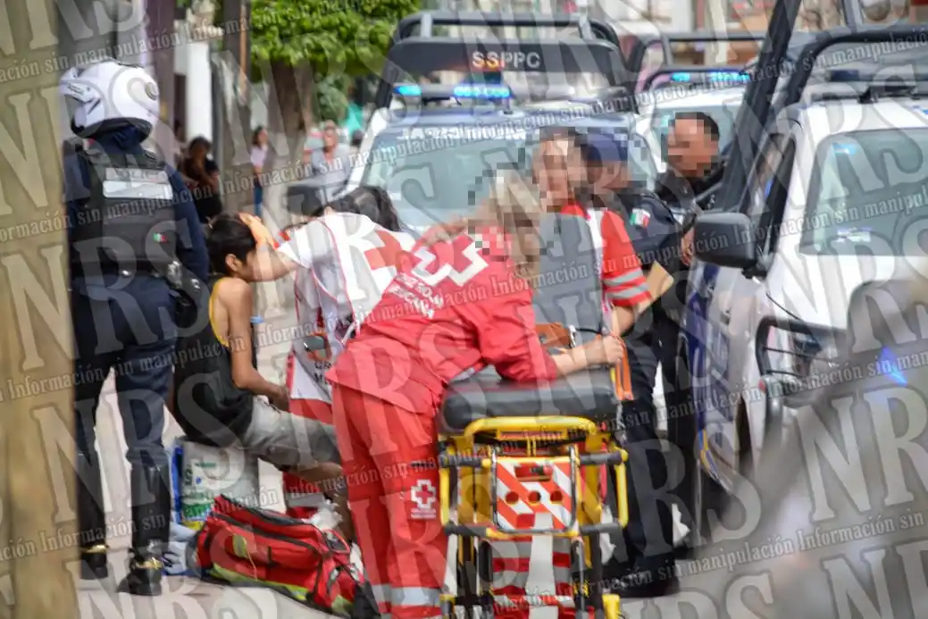 Image from NRS noticias: En las inmediaciones de la colonia León 1 se reportó cerca de las 3:20...
