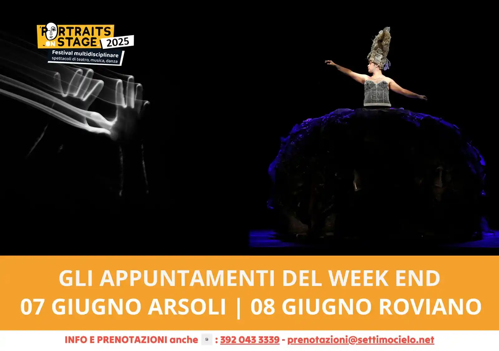Image from Comune di ARSOLI: ✨ *GLI EVENTI DEL WEEK END | FESTIVAL PORTRAITS ON STAGE*
 
 ARSOLI | ...