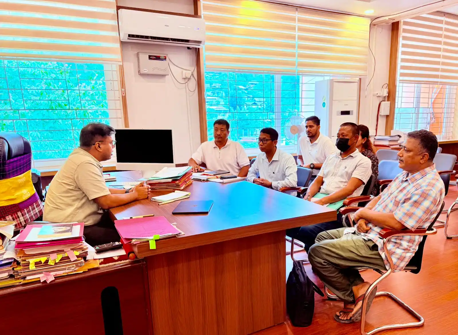 Image from Deputy Commissioner, Changlang: Good morning viewers! Yesterday a meeting was convened by DC with EE U...
