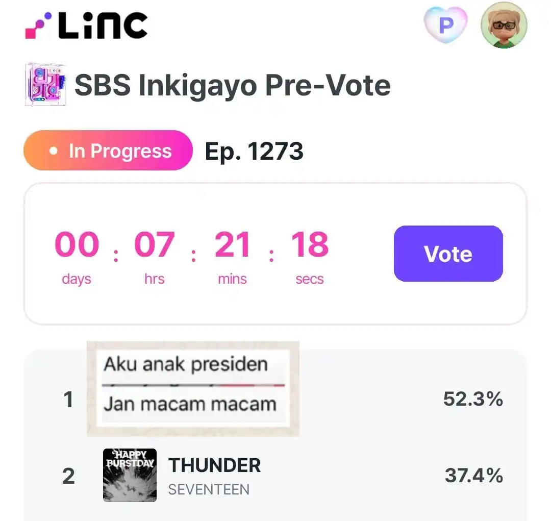 Image from [CERTIFIED] WARGA KELAS ATAS: Guissss jgn lufa vote di linc juga ingyhhh Smve hri nie doang tapi gap...