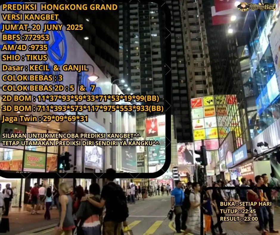 Image from SLOT GACOR | KANGBET | RTP GACOR | POLA GACOR | SLOT MAXWIN: 🇭🇰 𝐁𝐨𝐜𝐨𝐫𝐚𝐧 HONGKONG GRAND 🇭🇰 JUM'AT, 20 JUNY 2025 🌏 KETI...