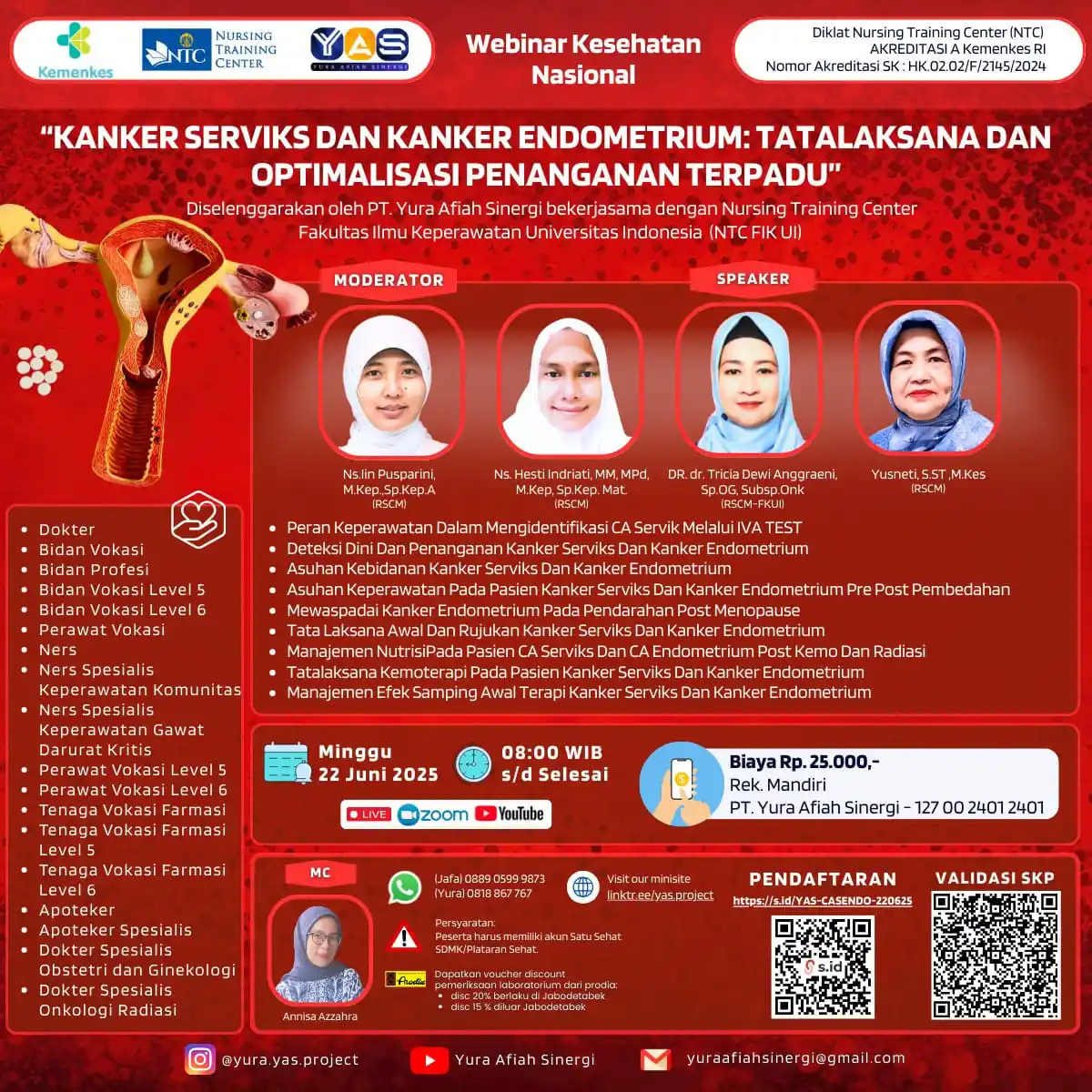 Image from Pemburu SKP Kemenkes: *🇮🇩 Yura Afiah Sinergi (YAS Project) Mempersembahkan 🇮🇩*  *WEBINAR...