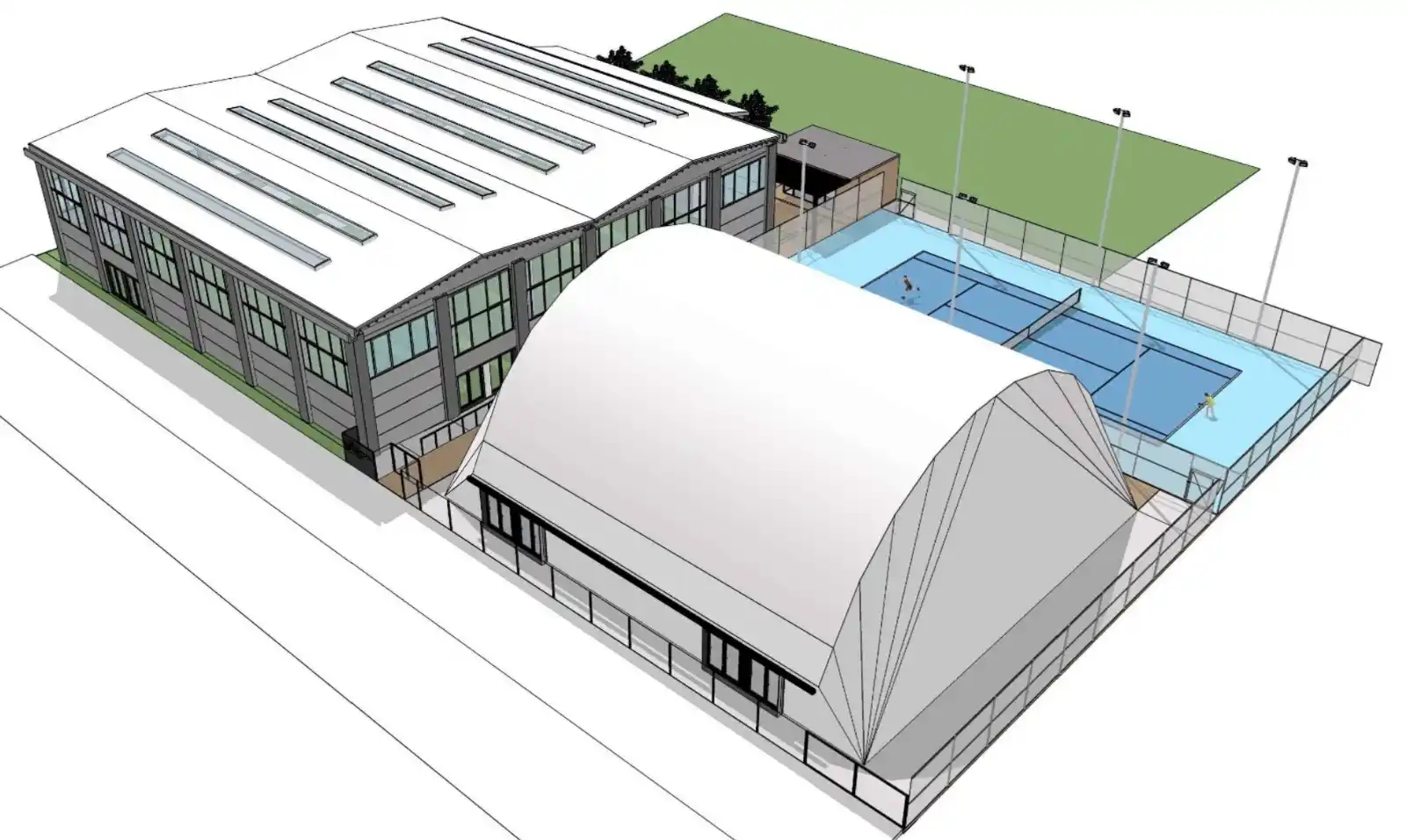 Image from Comune di Copparo: 🎾 Il progetto di ampliamento del *Centro sportivo del tennis* di Copp...