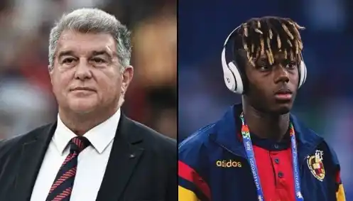 Image from BARÇA VILLA: 🚨🎖| Joan Laporta is now trying to finalise the deal for Nico William...