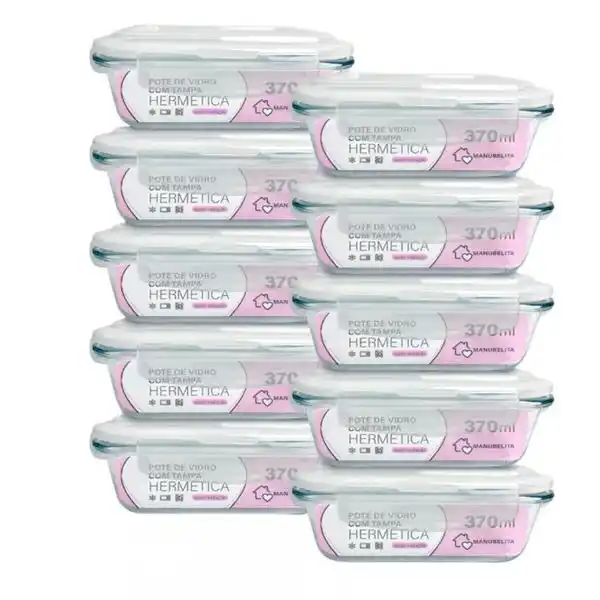 Image from Canaltech Ofertas: 😍😍😍 Marmitas práticas e seguras para sua rotina! Conjunto 10 Pote...