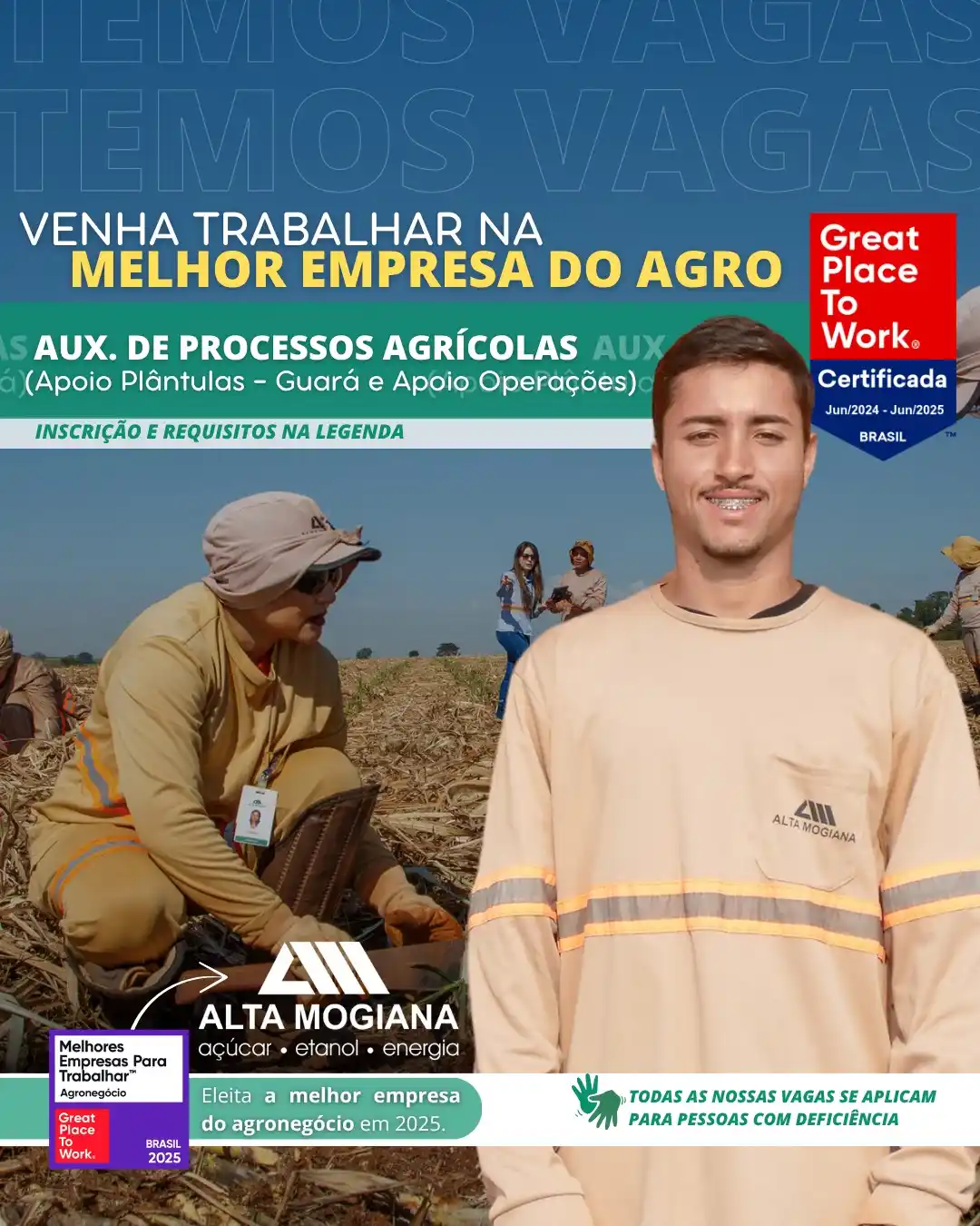 Usina Alta Mogiana - Vagas post