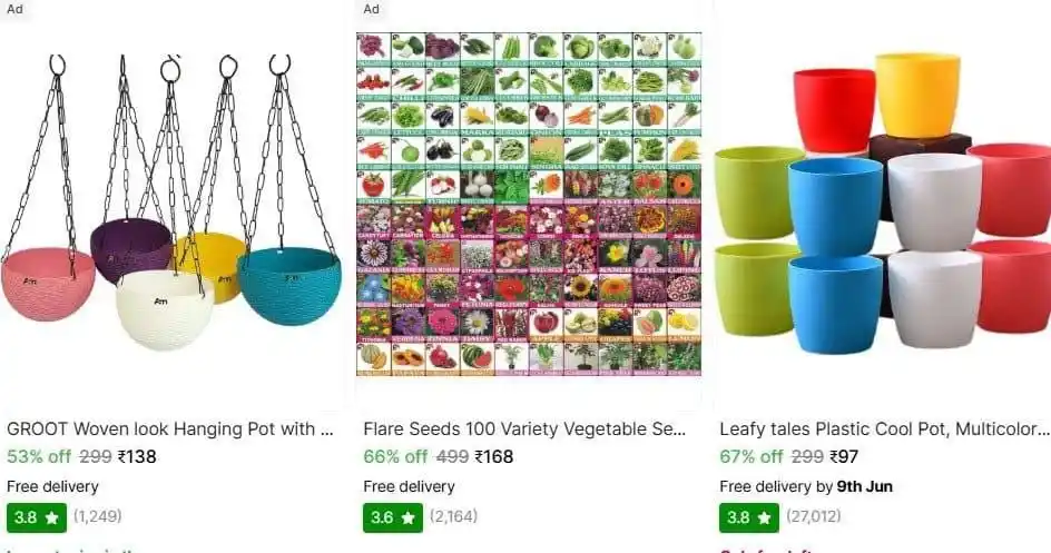 Image from Loot Deals AK™: Shopsy | Gardening Essentials From Rs.97 👉https://bitli.in/qJ764Ek...