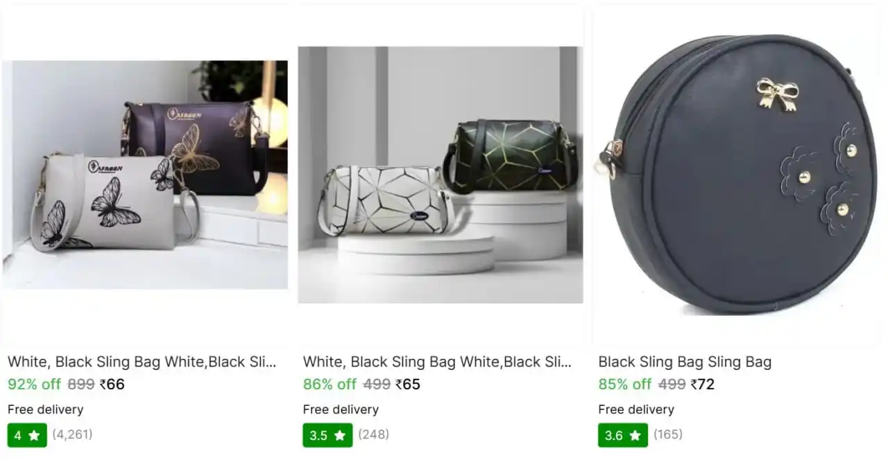 Image from Loot Deals AK™: Shopsy Jackpot Deals Factory Price  • Sling Bags From ₹65 https://bitl...