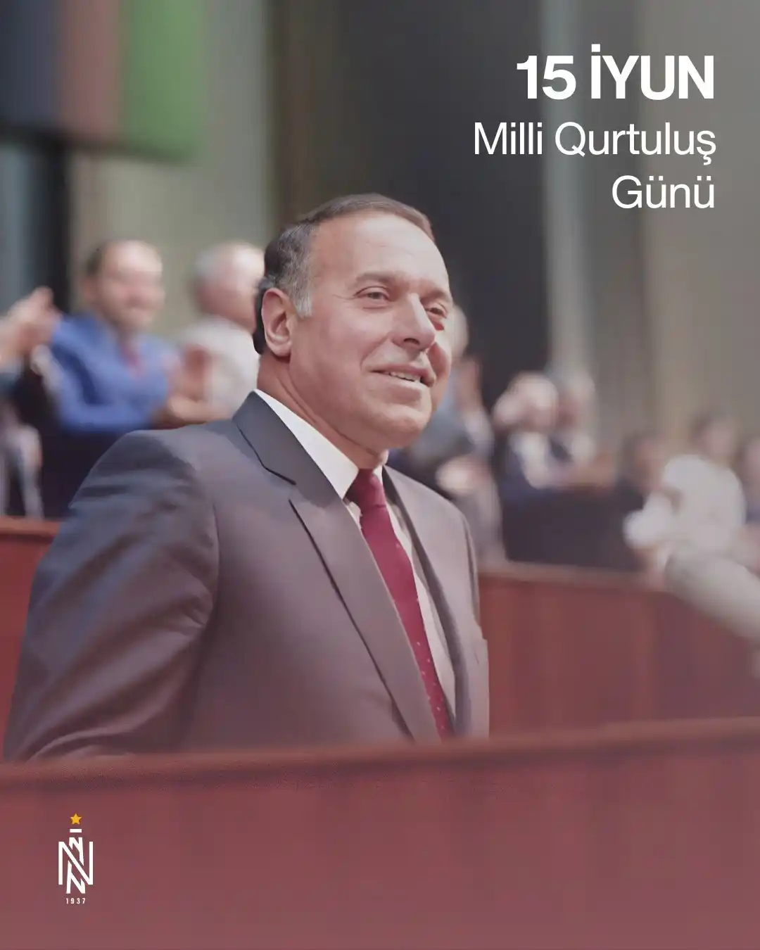 Image from Neftçi PFK: 15 iyun – Milli Qurtuluş Günü münasibətilə xalqımızı təbrik edirik. Mü...