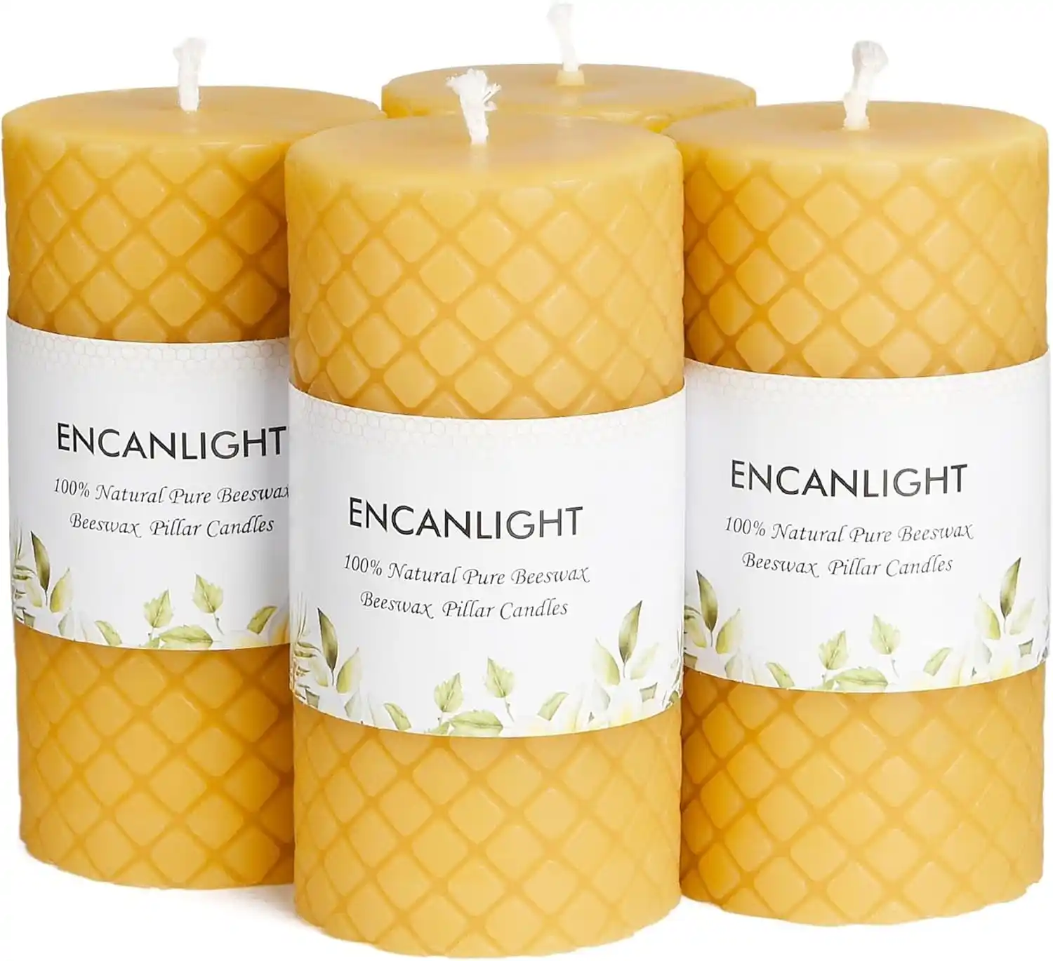 Image from Gleendy Torres Cupones & Ofertas: 🔥🔥(4pack) Natural Bees Wax Candle sólo $10.xx al hacer clip al cupón...