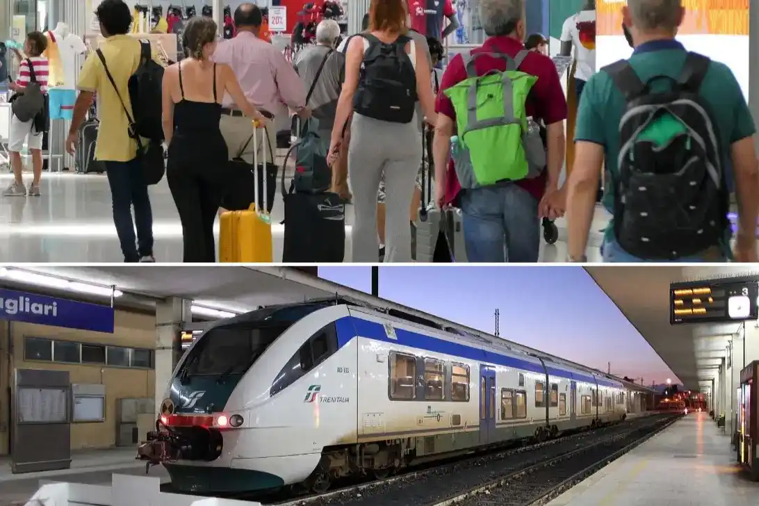 Image from L'Unione Sarda: *Aerei e treni, inizia un’estate di passione per chi viaggia in Sardeg...