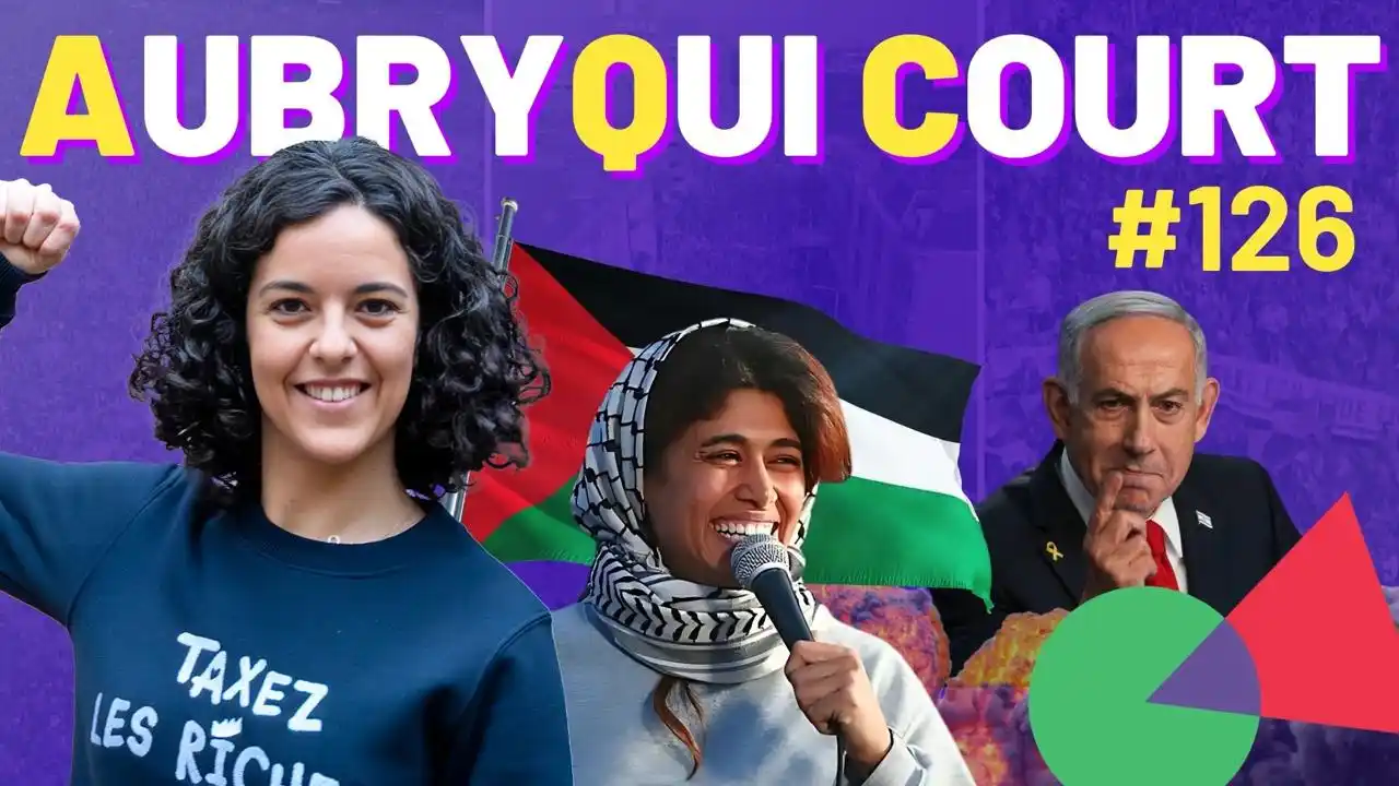 Image from Manon Aubry - Infos et Actus : AQC 126 : Netanyahou massacre Gaza & l'Iran / la riposte anti-fasciste...